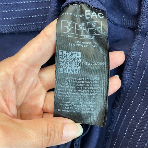 Guess Blue Tie Belt Mini Skirt - Picture 5 of 6